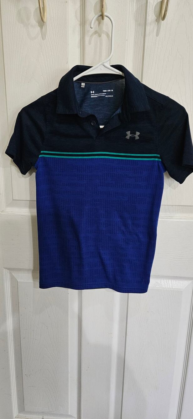 Under Armour Polo Style Boys Shirt Size Med
